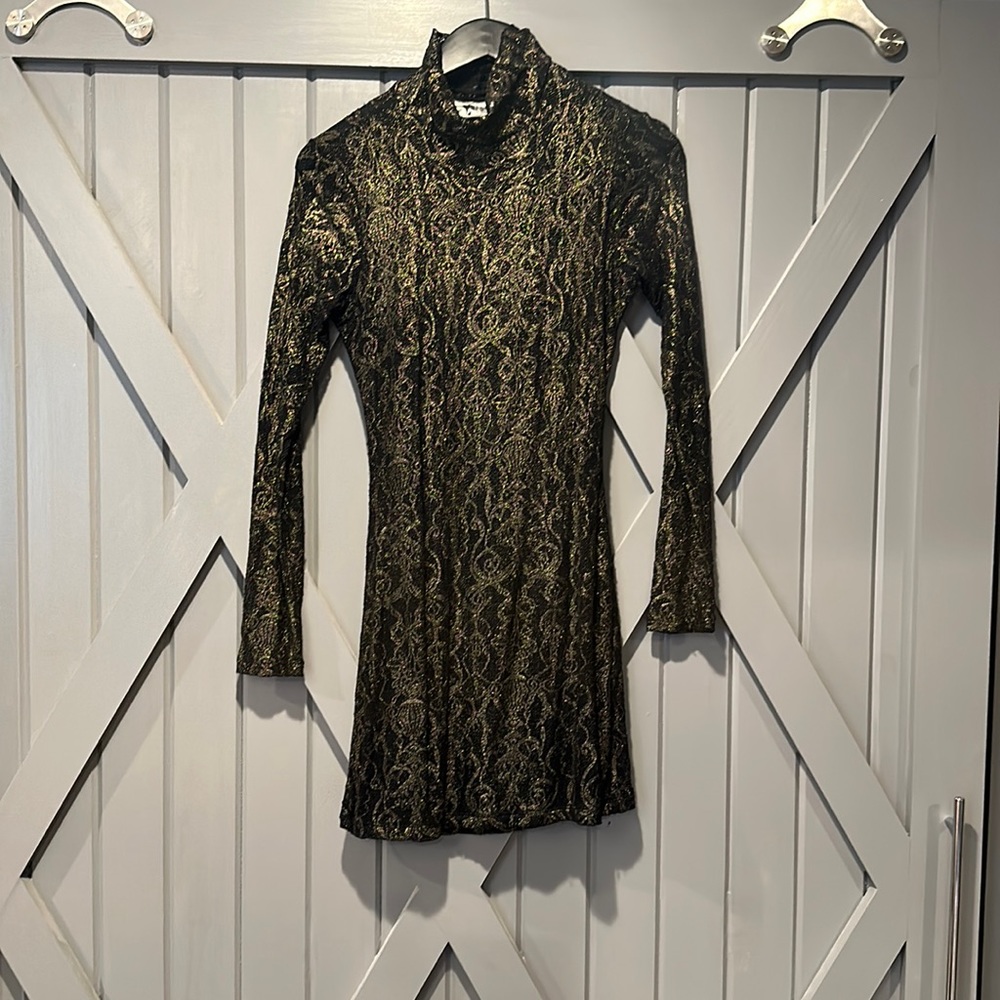Nightcap open back lace dress